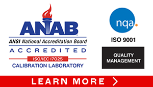 ANAB accredited calibration laboratory and NQA ISO 9001 quality management